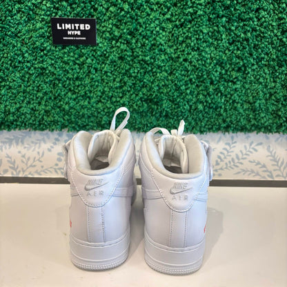 Nike Air Force 1 Mid Supreme White (USED)