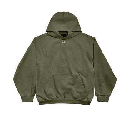 Opal Supply Cursive Logo Hoodie Olive