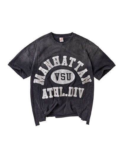 Vale Manhattan Thrashed Tee Black