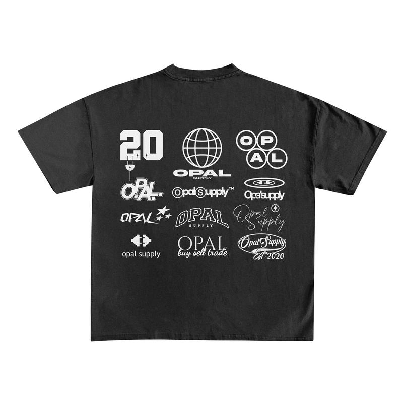 Opal Supply Logo Tee Black