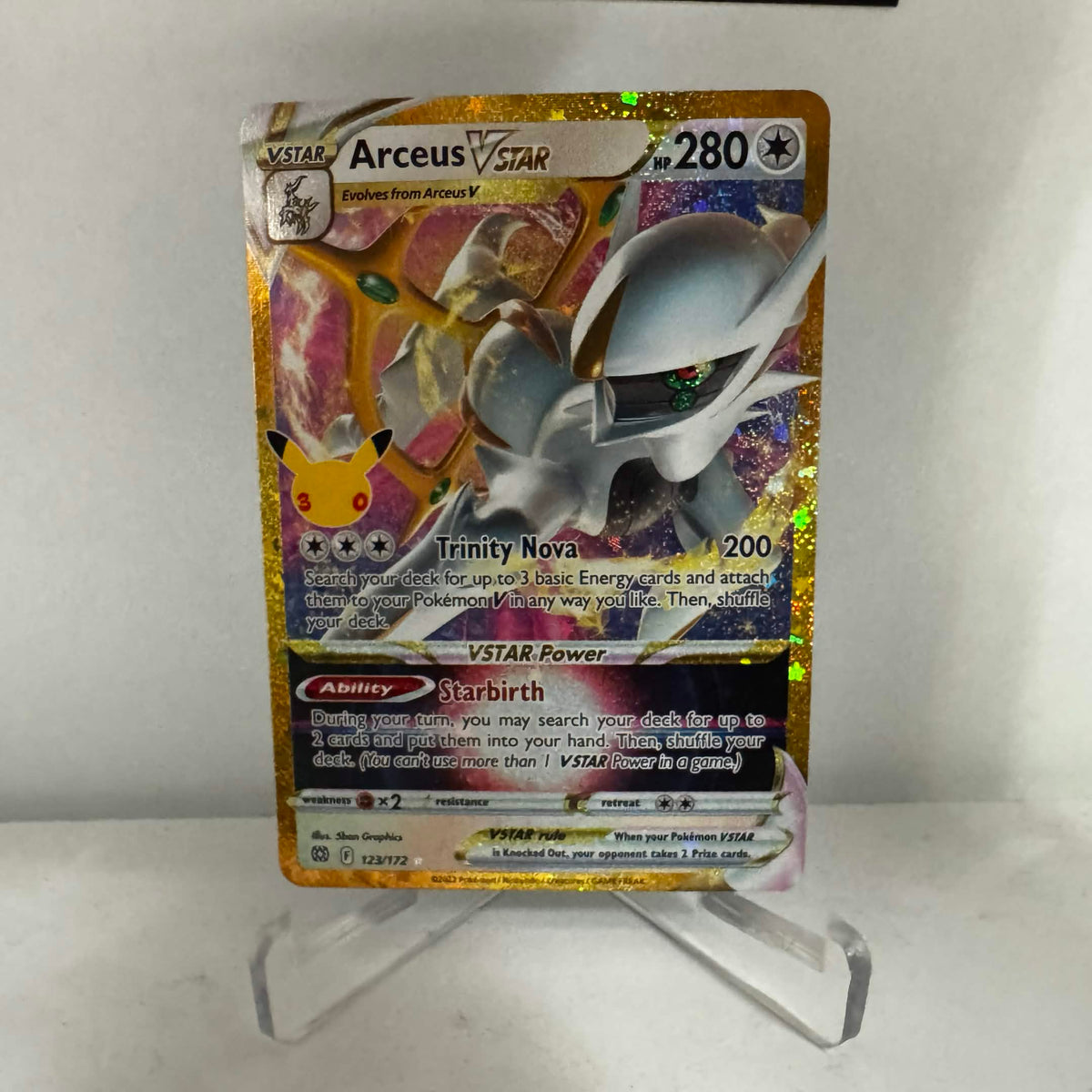 Arceus VSTAR 123/172 30th Celebration Classic Collection