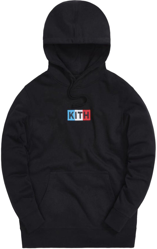 Kith Paris Classic Logo Hoodie Black