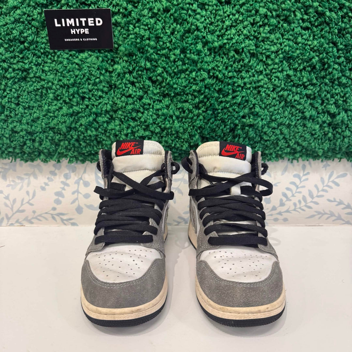 Jordan 1 Retro High OG Washed Black (GS) (USED)