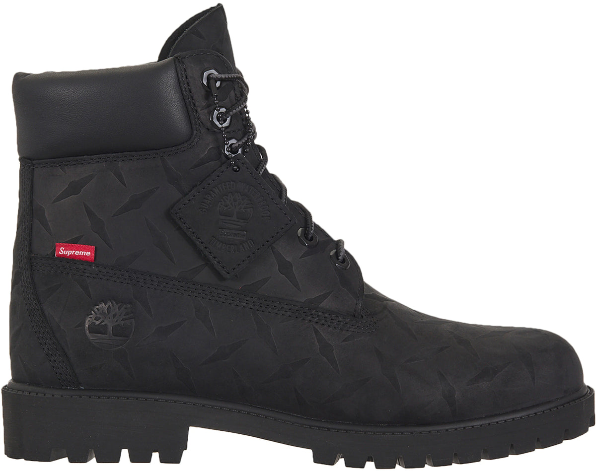 Timberland 6" Premium Waterproof Boot Supreme Diamond Plate Black (2026)