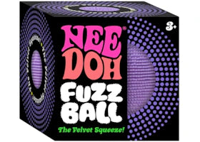 NeeDoh Fuzzball The Velvet Squeeze Squishy Fidget Toy Purple