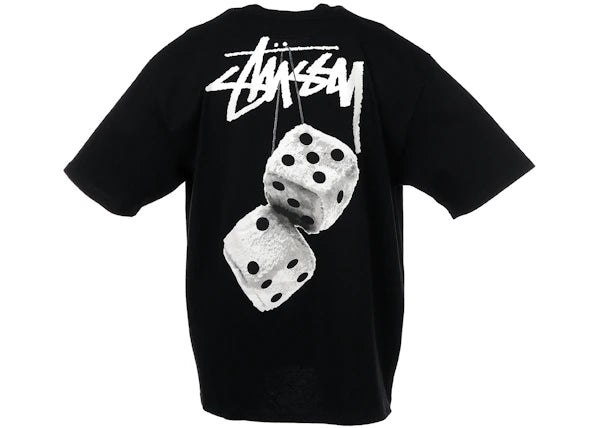 Stussy Fuzzy Dice Tee Black