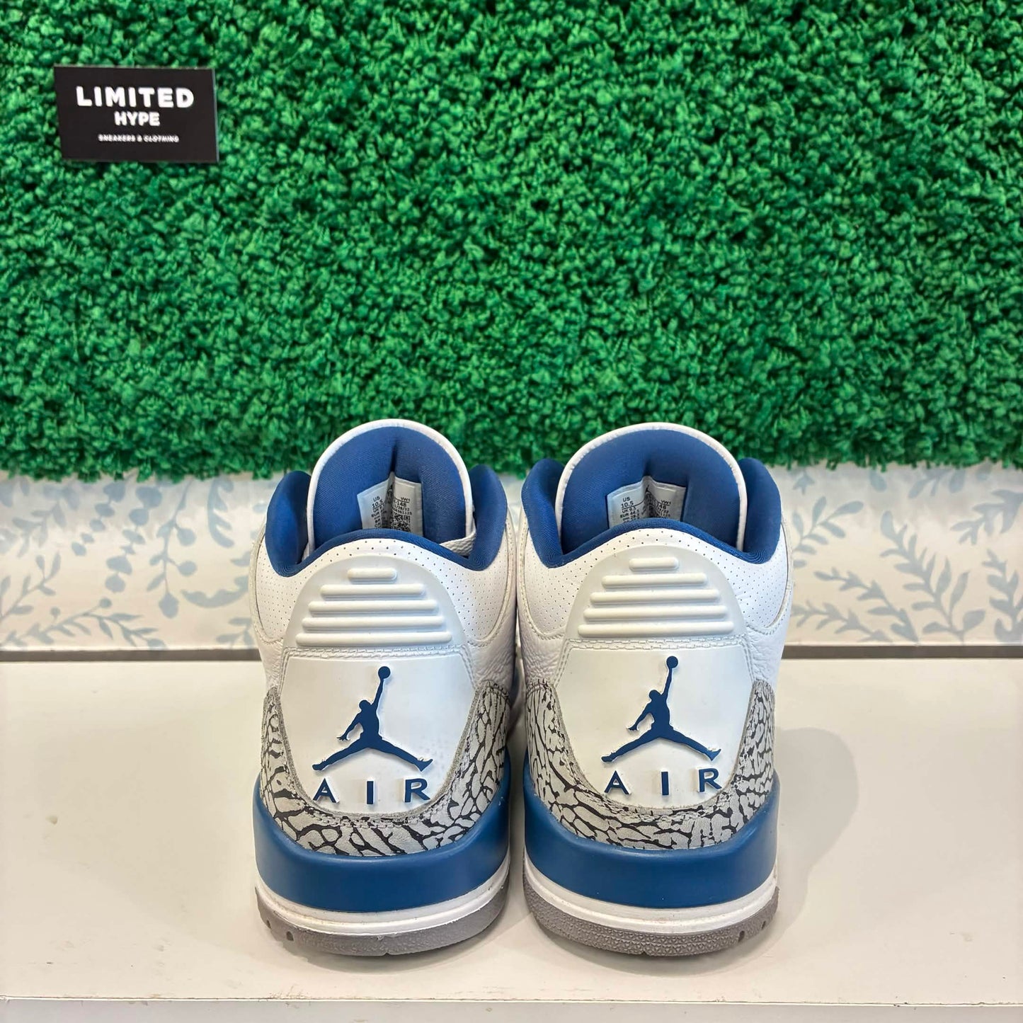 Jordan 3 Retro Wizards (USED, NO BOX)