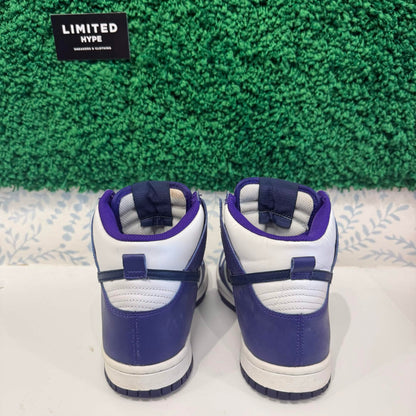 Nike Dunk High Electro Purple Midnight Navy (GS) (USED)