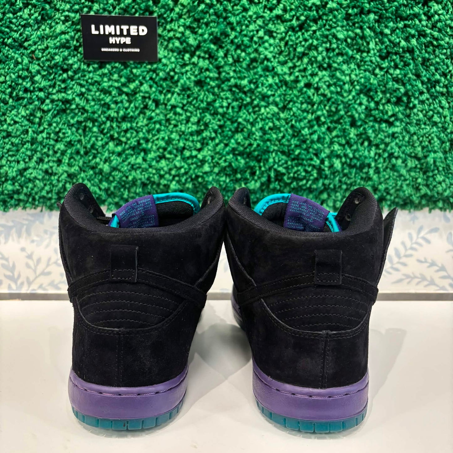 Nike SB Dunk High Black Grape (USED) (NO BOX)