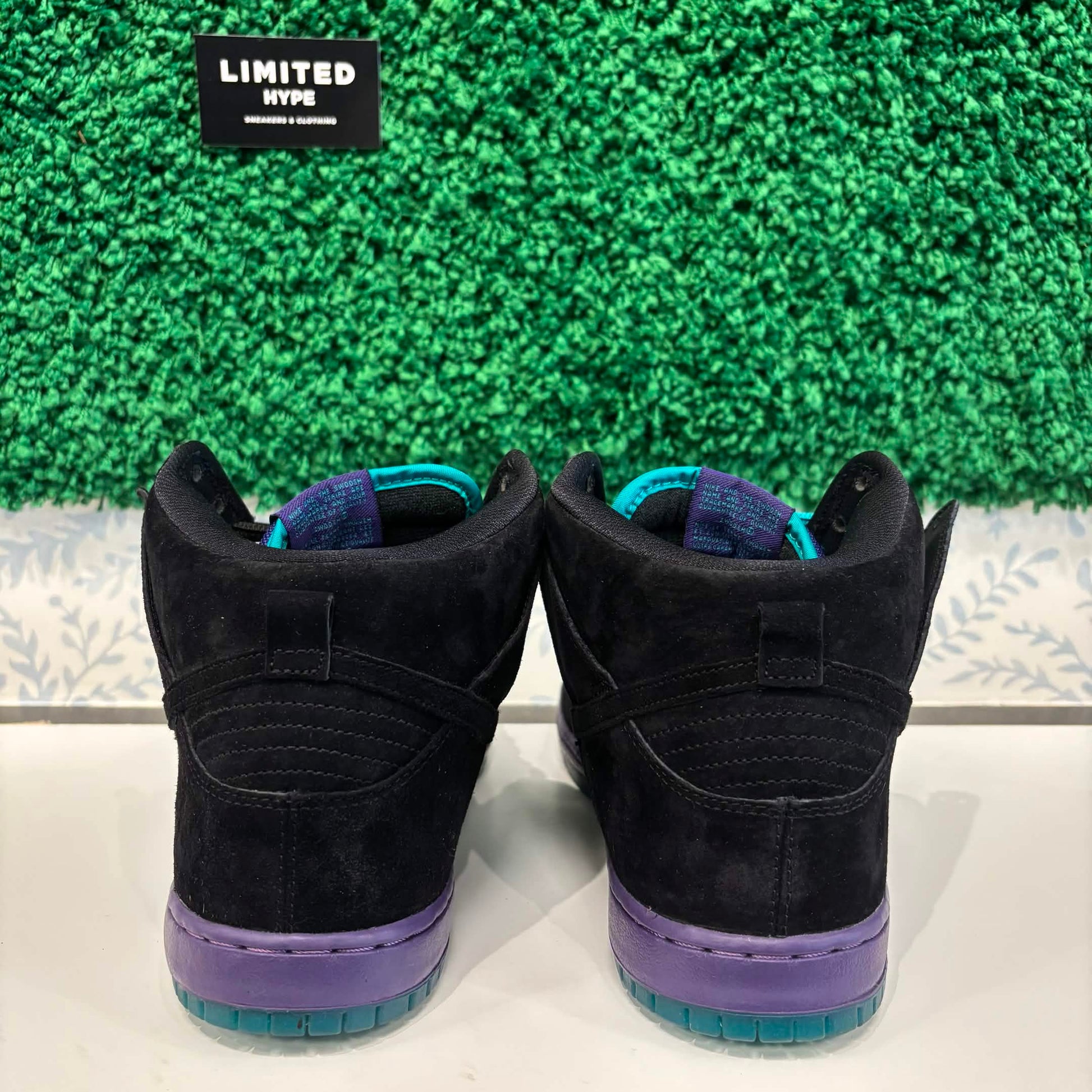 Nike SB Dunk High Black Grape (USED) (NO BOX)