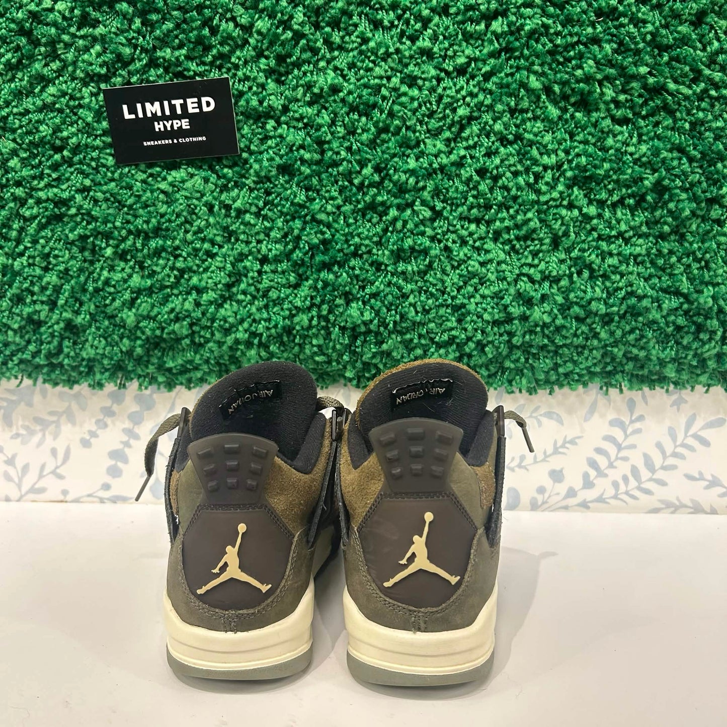Jordan 4 Retro SE Craft Medium Olive (GS) (USED) (NO BOX)