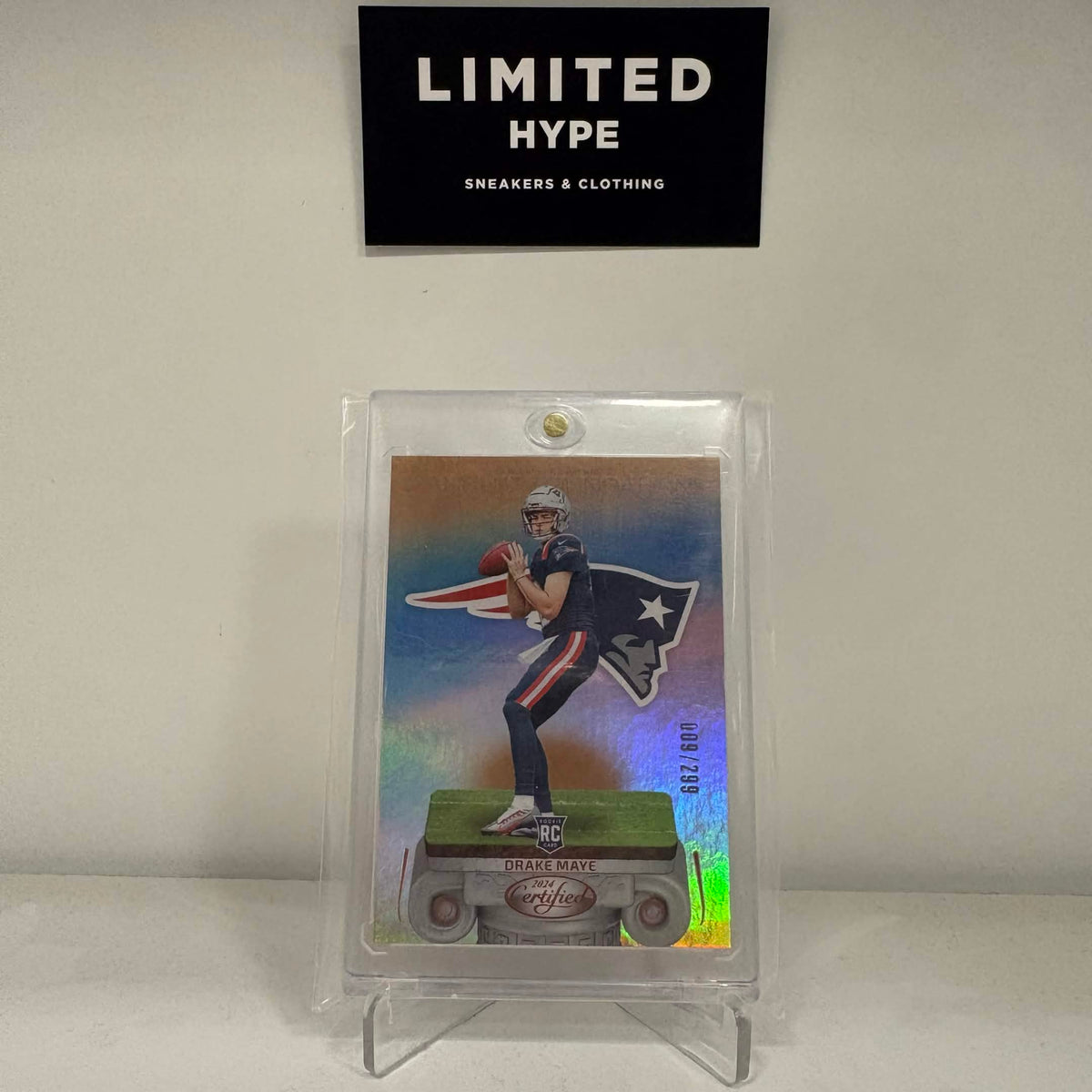 2024 Panini Certified Football "Franchise Foundations" Drake Maye rookie insert card