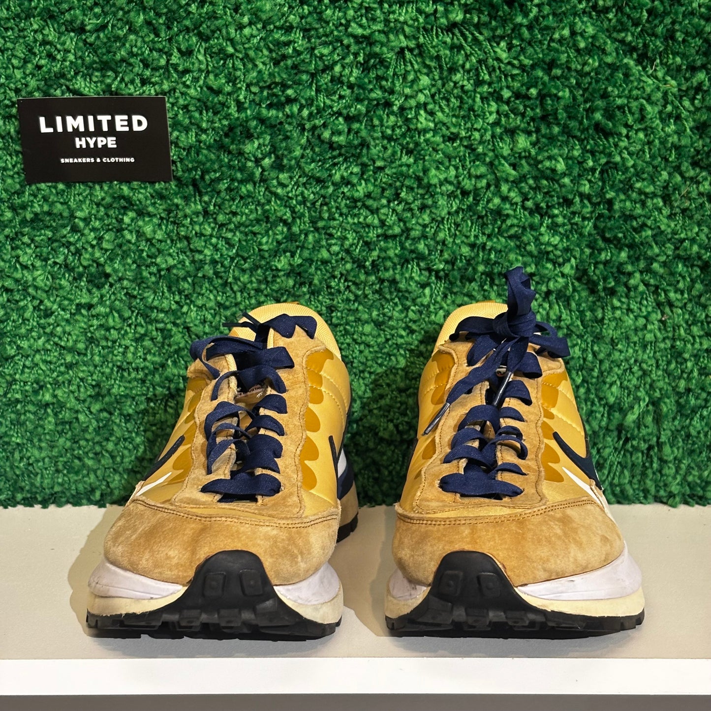 Nike Vaporwaffle sacai Sesame Blue Void (USED, NO BOX)