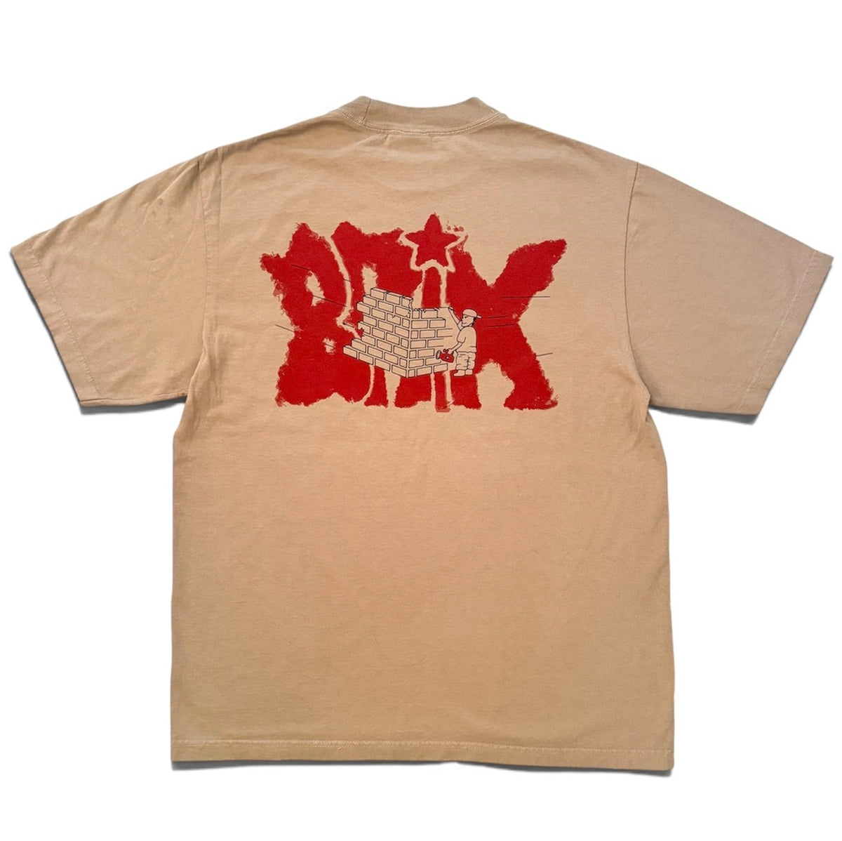 BRIX Oatmeal Spraypaint Tee