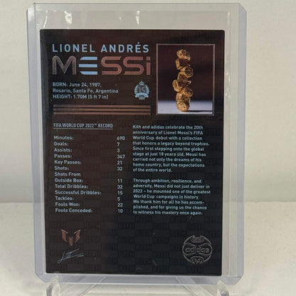 2026 Lionel Messi Rings Kith x Adidas WC Ungraded