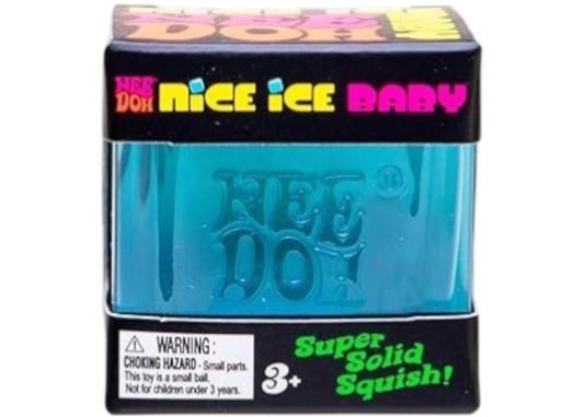 NeeDoh Nice Ice Squishy Fidget Toy Blue