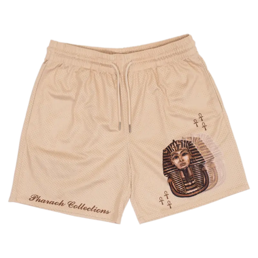 Pharaoh Collections Cream Shorts