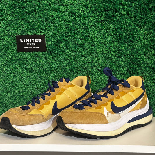 Nike Vaporwaffle sacai Sesame Blue Void (USED, NO BOX)