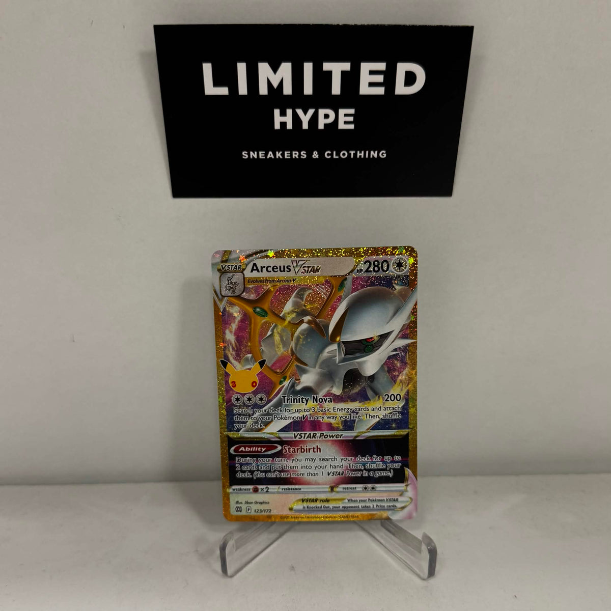 Arceus VSTAR 123/172 30th Celebration Classic Collection