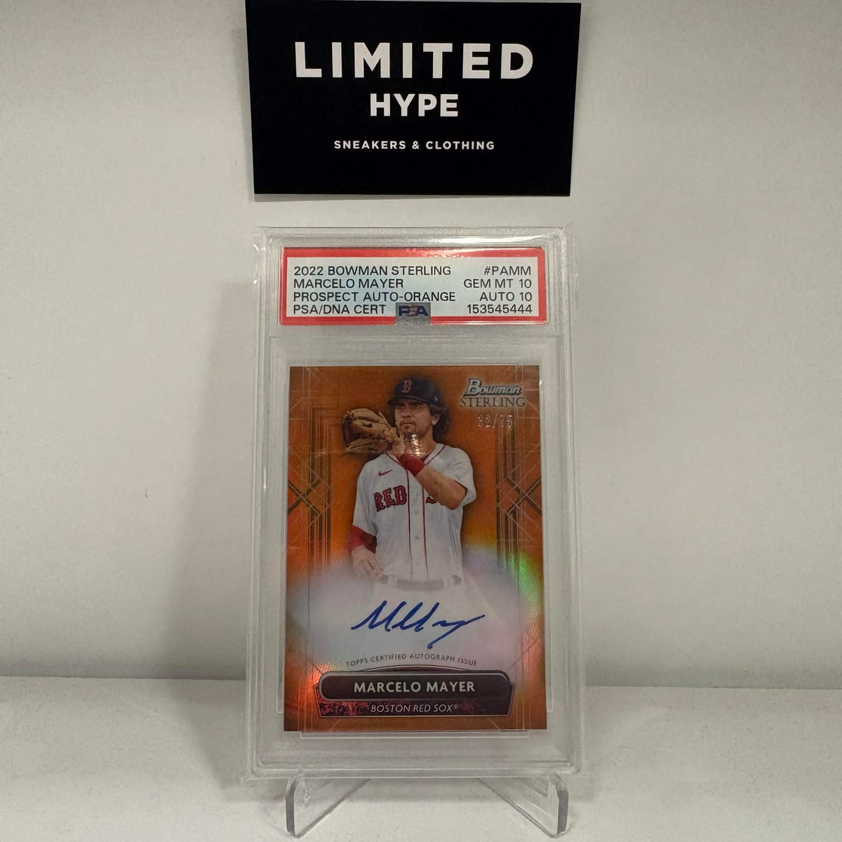 2022 Bowman Sterling Marcelo Mayer Prospect Autograph