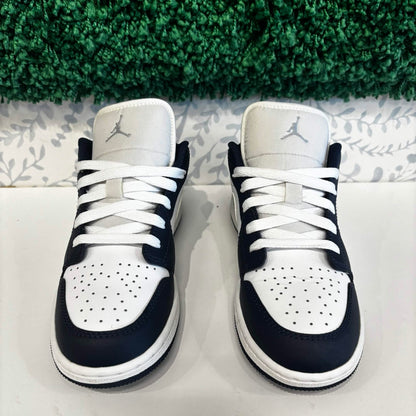 Jordan 1 Low Midnight Navy Wolf Grey (GS) (USED)
