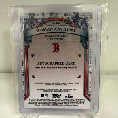 2024 Bowman Sterling Prospect Autographs Roman Anthony