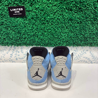 Jordan 4 Retro University Blue (GS) (USED, NO BOX)