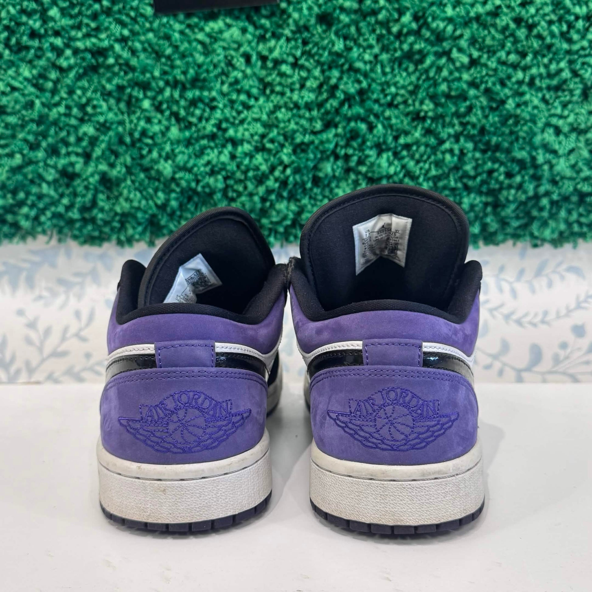 Jordan 1 Low Court Purple (USED, NO BOX)