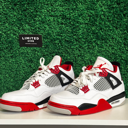 Jordan 4 Retro Fire Red (USED, VNDS)