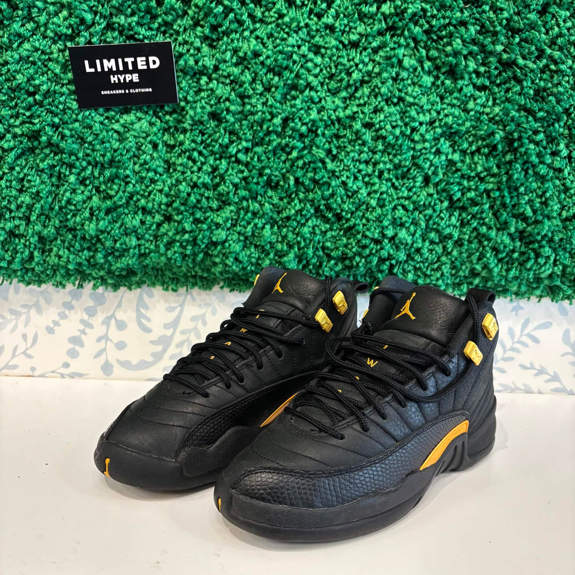 Jordan 12 Retro Black Taxi (GS) (USED) (NO BOX)