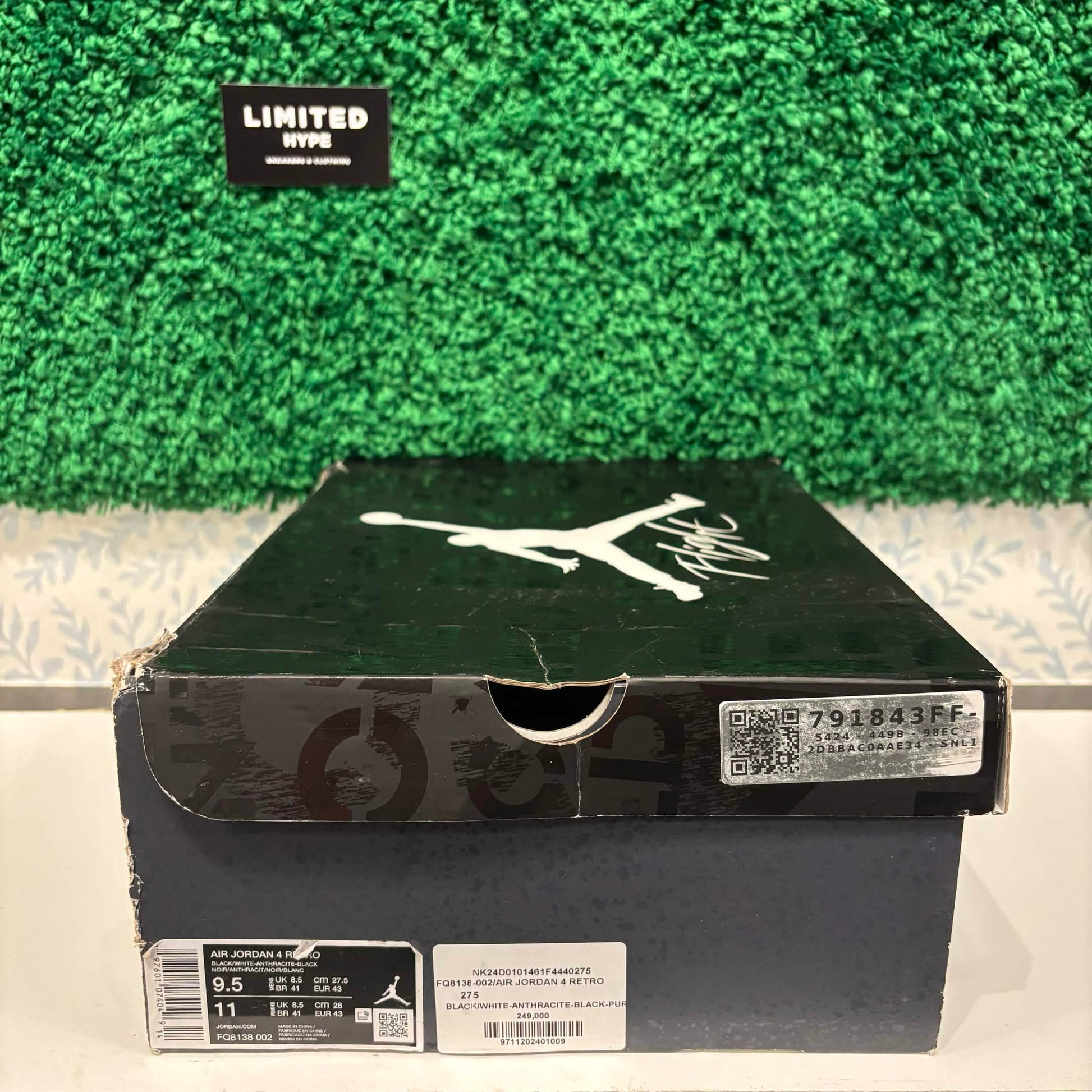 Jordan 4 Retro Fear (2024) (USED)