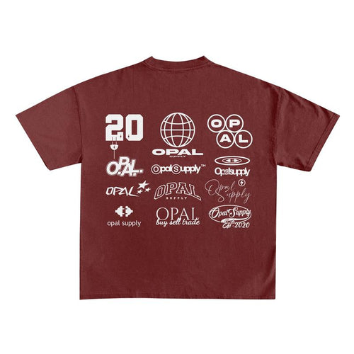 Opal Logo Tee Red