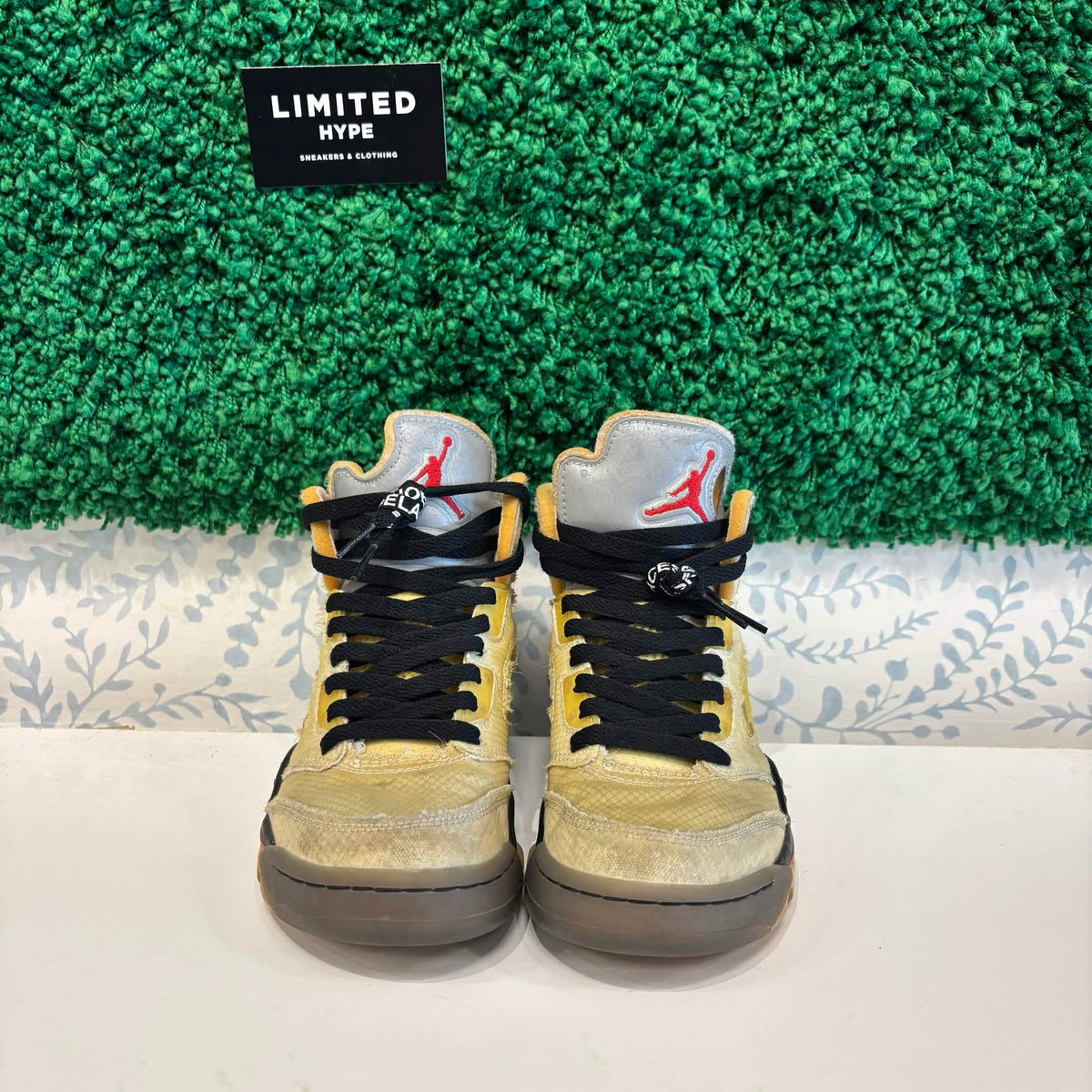 Jordan 5 Retro Off-White Sail (USED) (REP BOX)