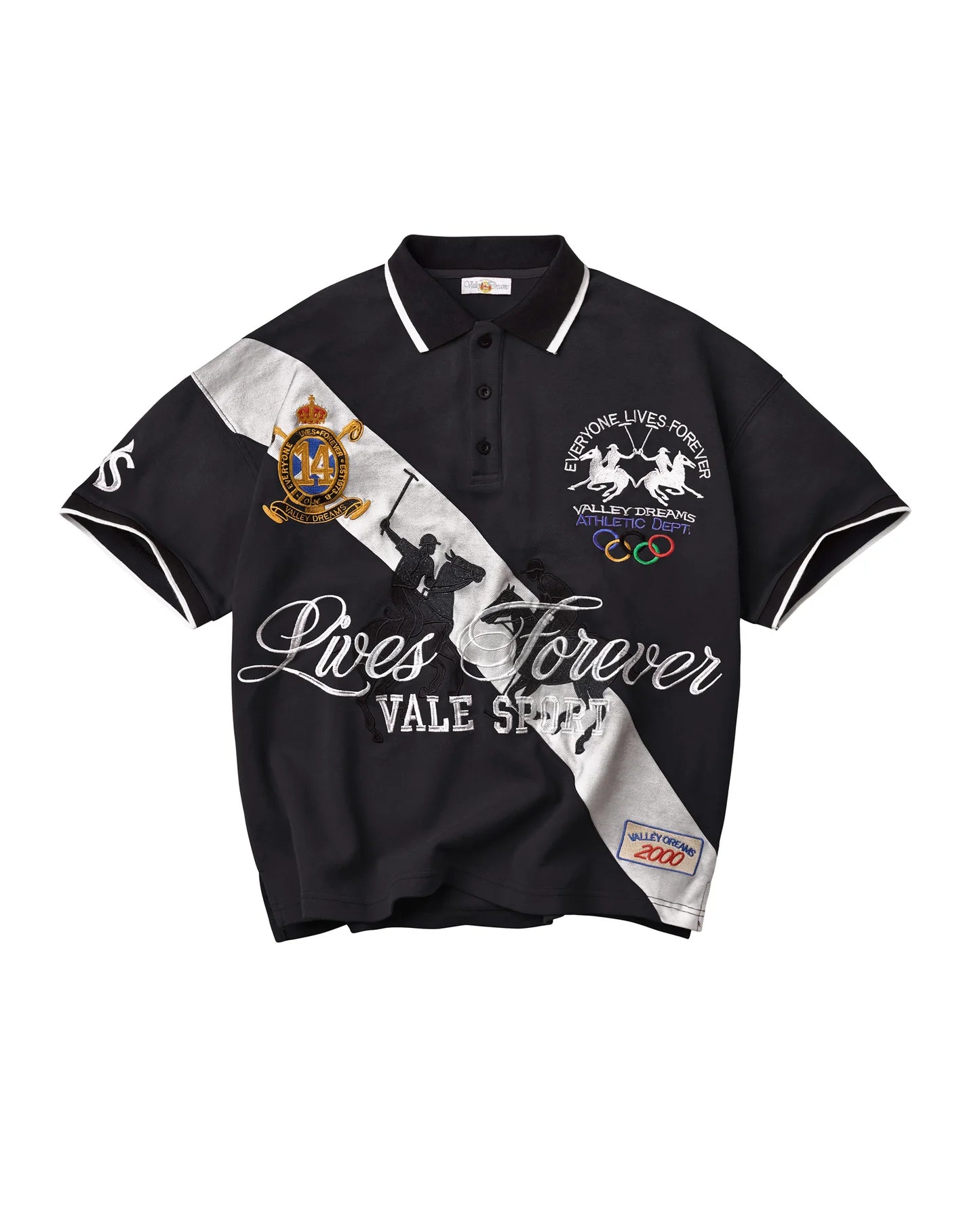 Vale Panda Polo Black