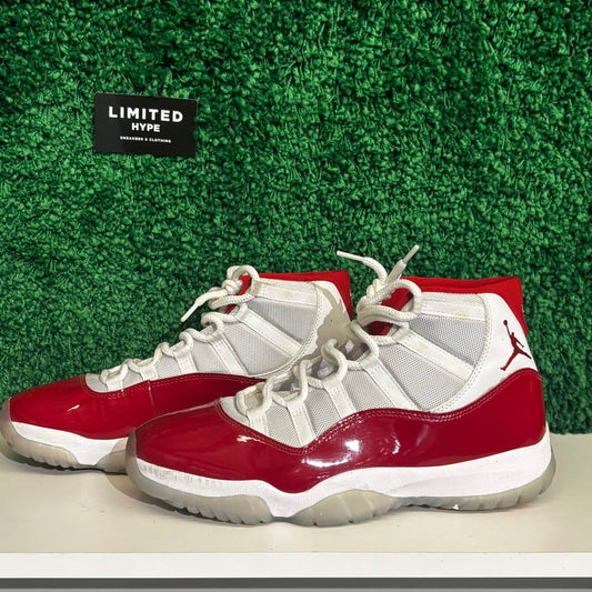 Jordan 11 Retro Cherry (USED, NO BOX)