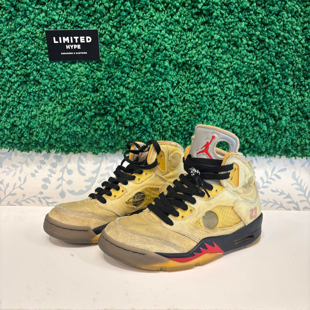 Jordan 5 Retro Off-White Sail (USED) (REP BOX)