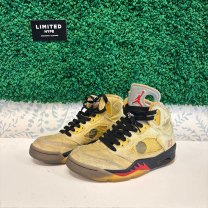 Jordan 5 Retro Off-White Sail (USED) (REP BOX)