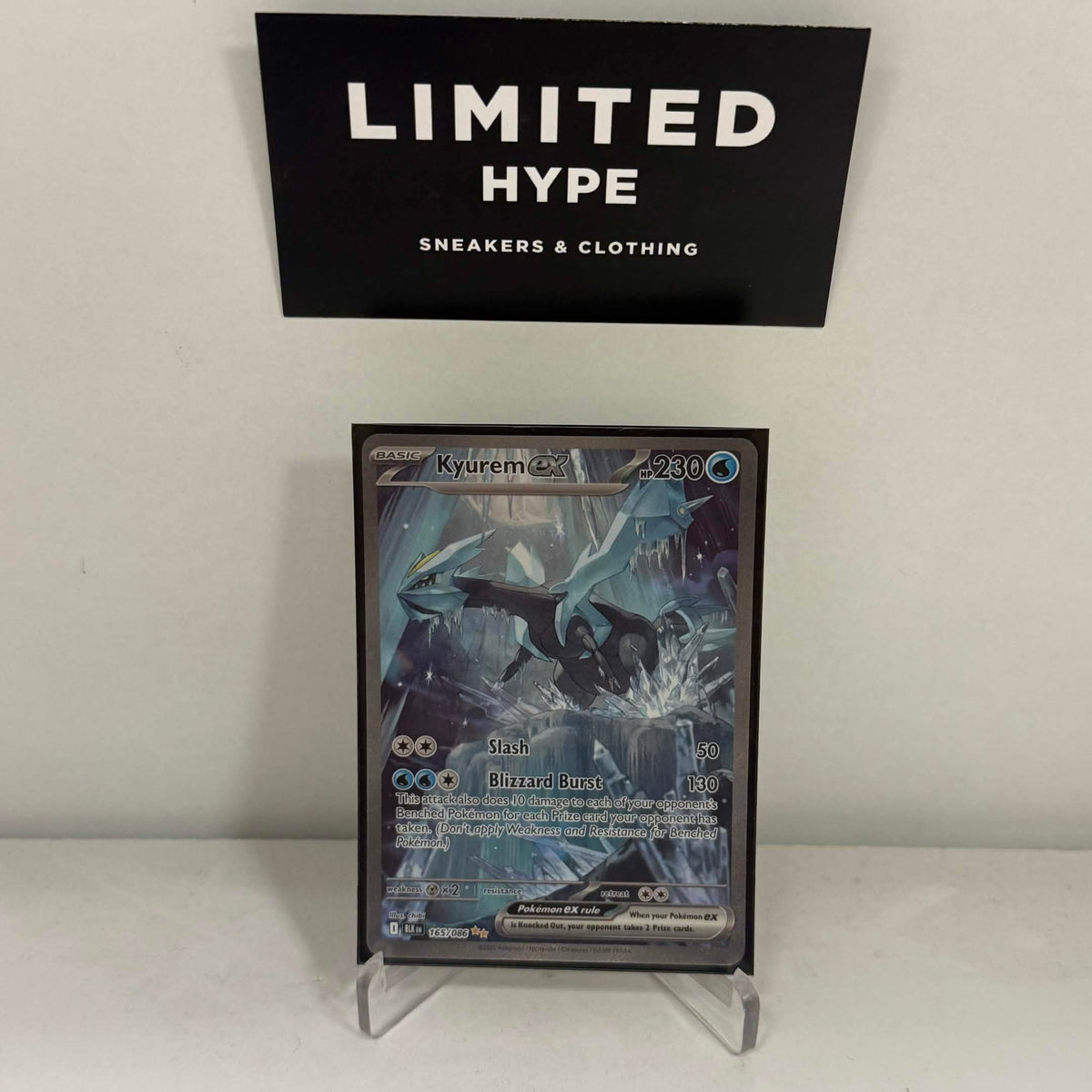 Pokemon 2025 Kyurem EX Black Bolt 165/086 Mint