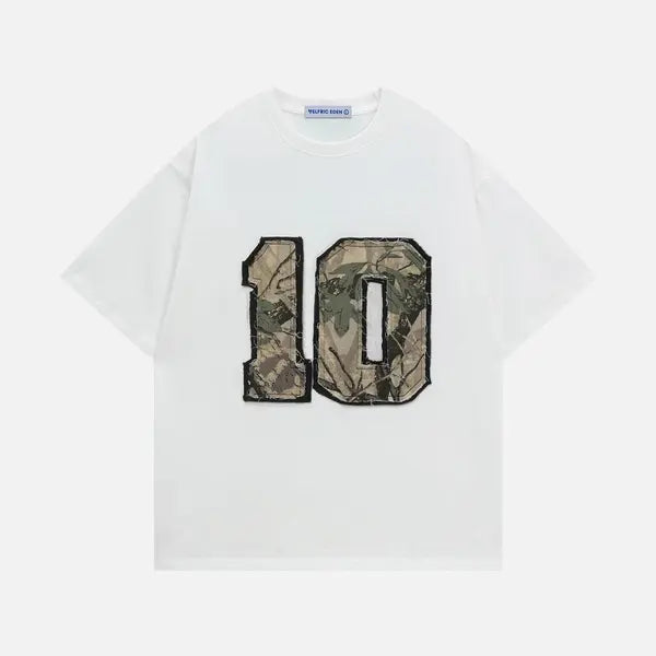 Aelfric Eden Camo 10 Patch Oversized Jersey
