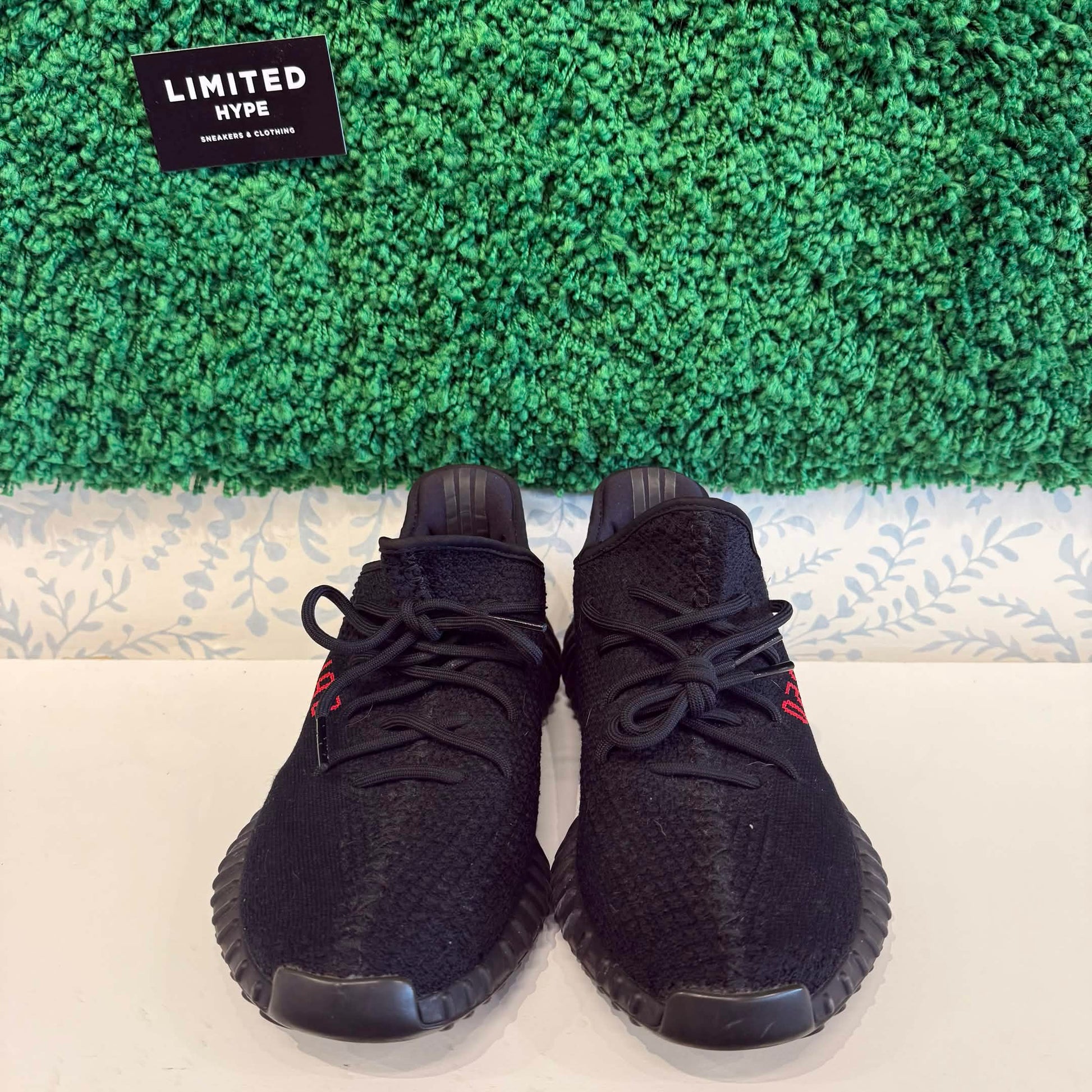adidas Yeezy Boost 350 V2 Black Red (USED, NO BOX)