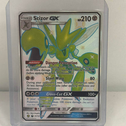 Pokemon 2019 Scizor GX Sun & Moon Hidden Fates #SV72