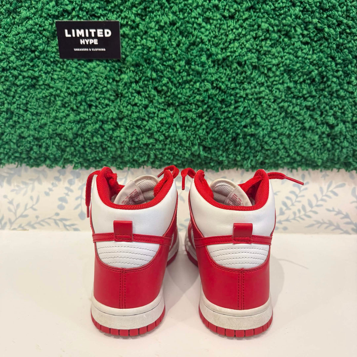 Nike Dunk High Championship White Red (GS) (USED)