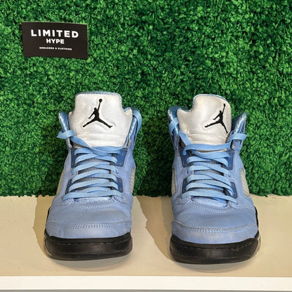 Jordan 5 Retro UNC University Blue (USED, NO BOX)