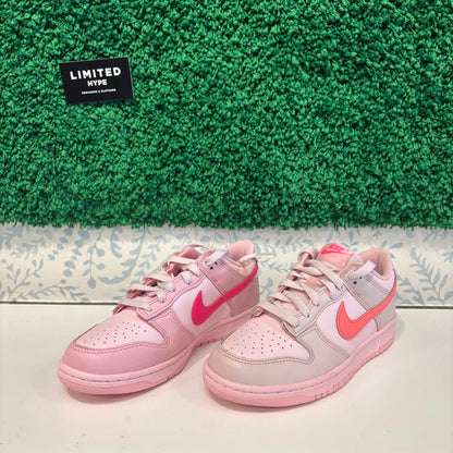 Nike Dunk Low Triple Pink (GS) (Sun Damaged)