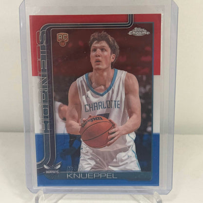 Topps Chrome 2025 Kon Knuepple Red White And Blue RC