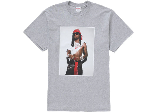 Supreme Playboi Carti Tee Heather Grey